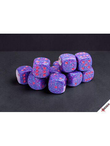 CHESSEX CHX 12CT 16MM D6 SPECKLED PURPLE PASSION
