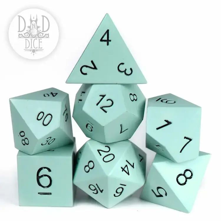 DND DICE SYNTH LAB 7 PC RPG DICE SET