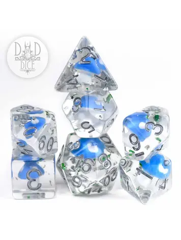 DND DICE FUNGAL FIELD RPG DICE SET