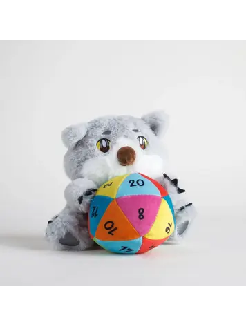 OWLBEAR WITH RAINBOW D20 PLUSHIE