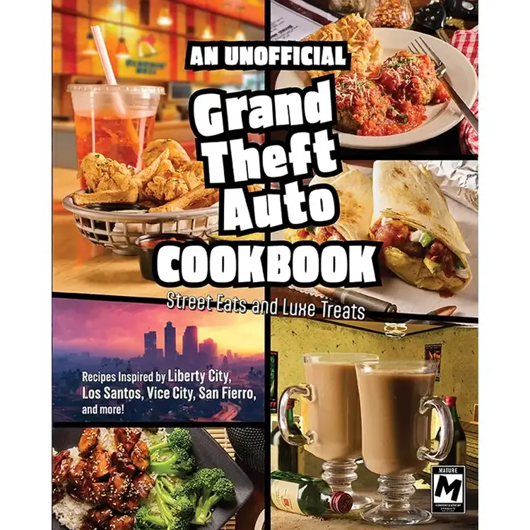 INSIGHT EDITIONS UNOFFICIAL GRAND THEFT AUTO COOKBOOK HC