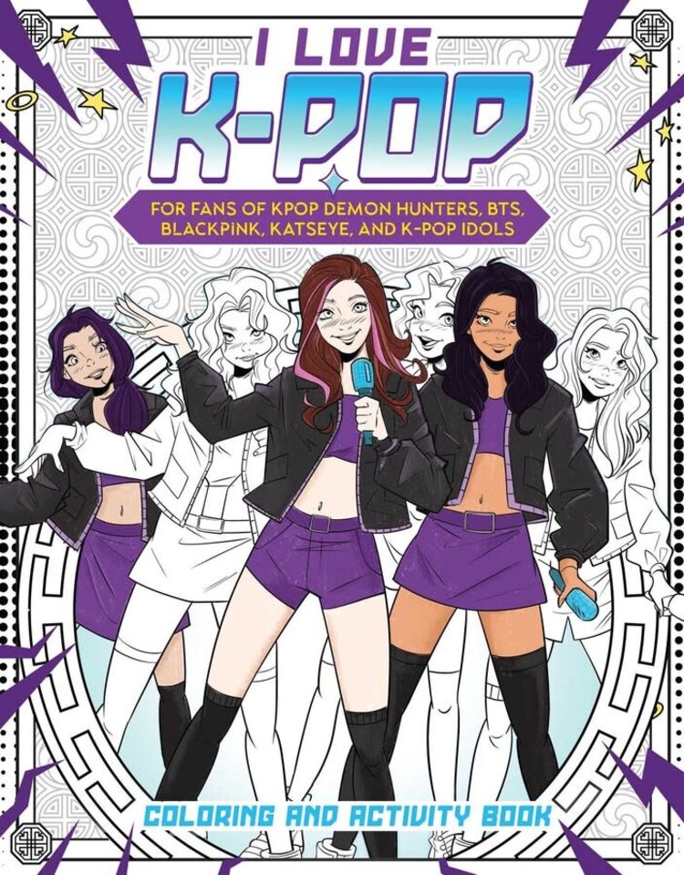 INSIGHT EDITIONS I LOVE K-POP TP COLORING AND ACTIVITY BOOK