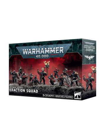 GAMES WORKSHOP WARHAMMER 40K IMPERIAL AGENTS EXACTION SQUAD