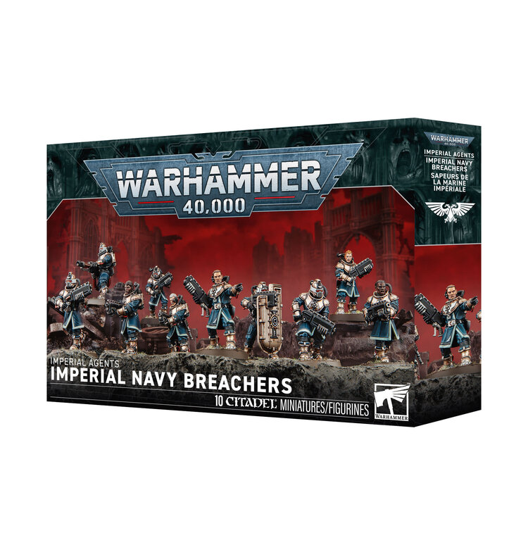 GAMES WORKSHOP WARHAMMER 40K IMPERIAL AGENTS IMPERIAL NAVY BREACHERS
