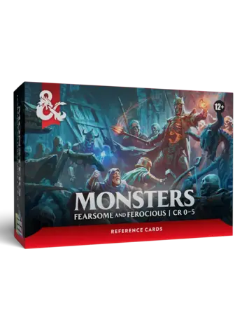 WIZARDS OF THE COAST DUNGEONS AND DRAGONS MONSTER CARDS FEARSOME AND FEROCIOUS CR 0-5