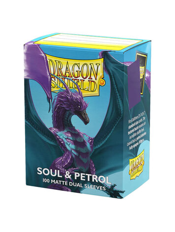 DRAGON SHIELD DRAGON SHIELD 100CT MATTE DUAL BLACK & GOLD