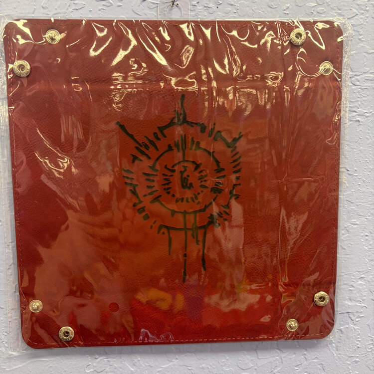 ASTARION SYMBOL DICE TRAY RED WITH BLACK
