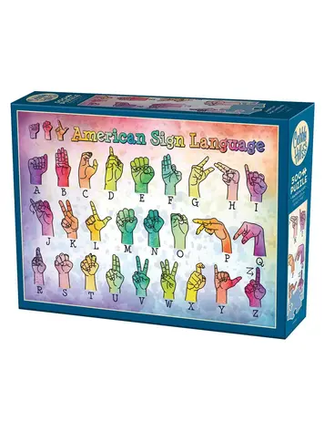 COBBLE HILL AMERICAN SIGN LANGUAGE 500PC PUZZLE