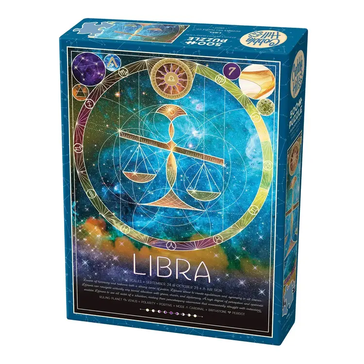 COBBLE HILL LIBRA 500 PC PUZZLE