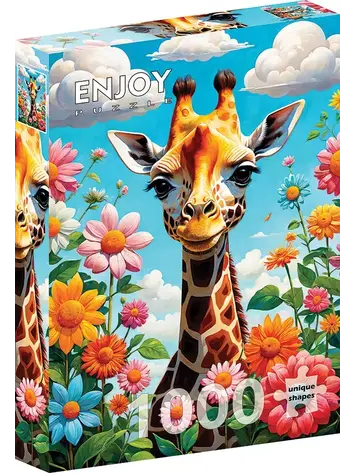 CUTE GIRAFFE 1000PC ENJOY PUZZLE CUTE GIRAFFE 1000PC ENJOY PUZZLE