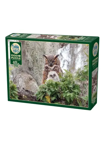 COBBLE HILL GREAT HORNED OWL 1000 PC PUZZLE