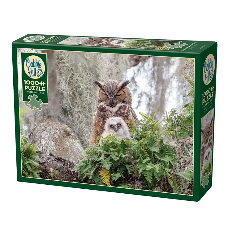 COBBLE HILL GREAT HORNED OWL 1000 PC PUZZLE
