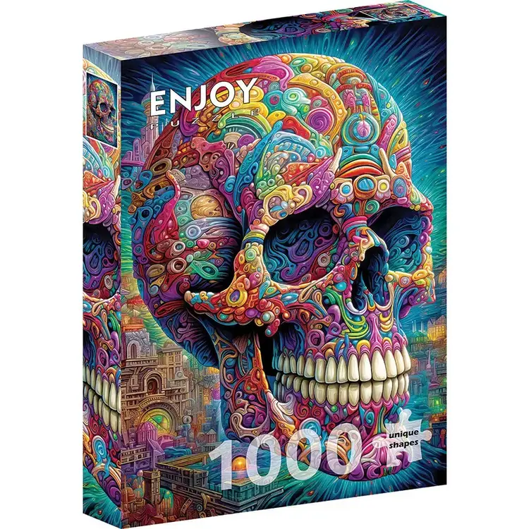 QUIRKY SKULL 1000PC ENJOY PUZZLE