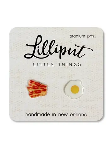 BACON AND EGG EARRINGS