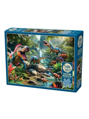 COBBLE HILL PREHISTORIC BEASTS 500PC PUZZLE