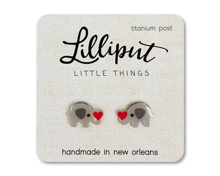 ELEPHANT HEART EARRINGS