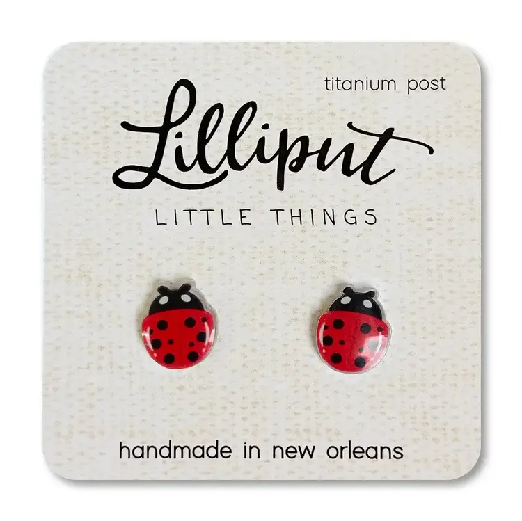 LADYBUG EARRINGS