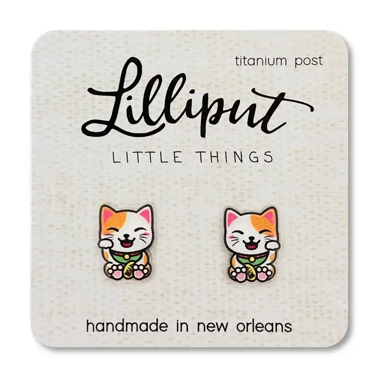 LUCKY CAT EARRINGS