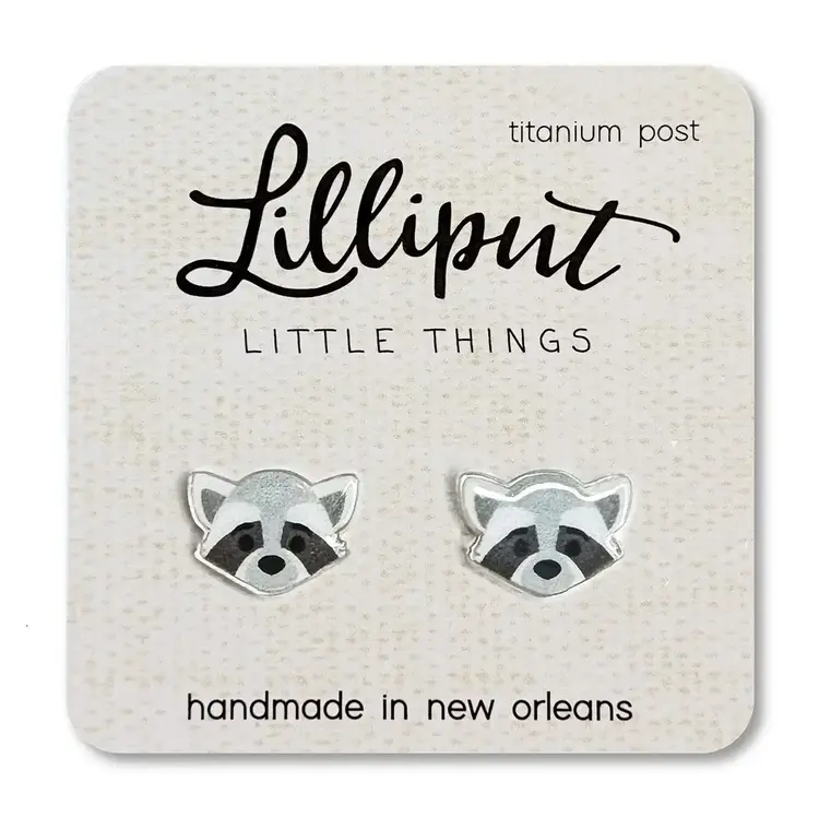 RACCOON EARRINGS