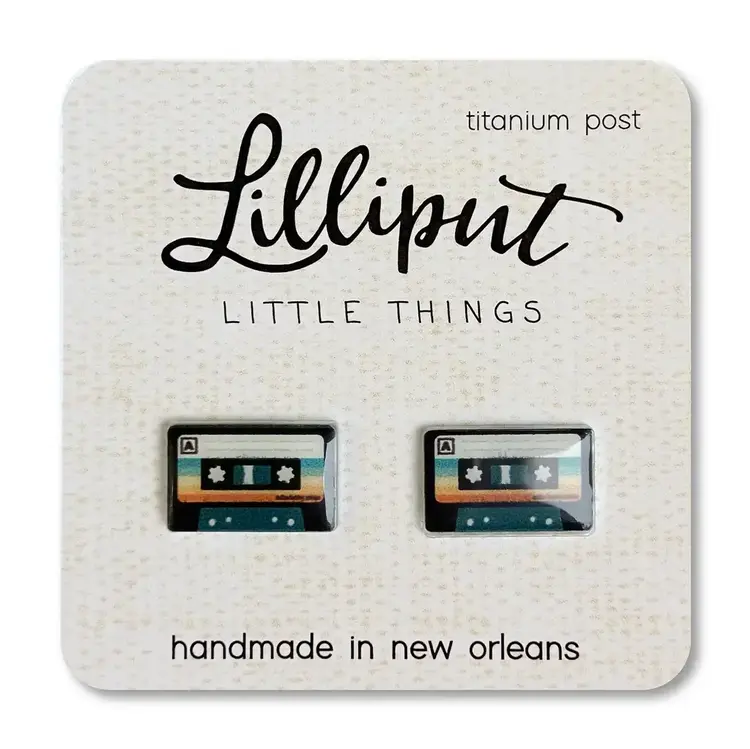 RETRO CASSETTE EARRINGS