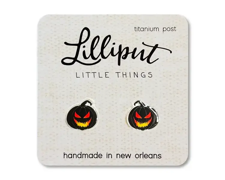 SPOOKY JACK O LANTERN EARRINGS