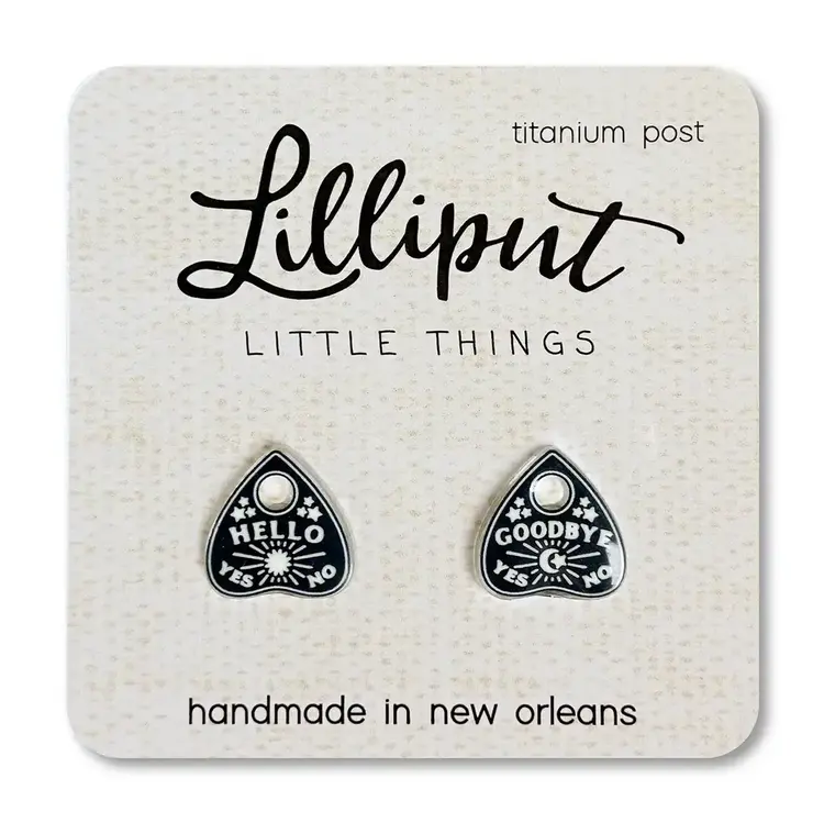 SPOOKY PLANCHETTE EARRINGS