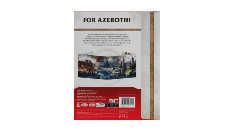 DUNGEONS & DRAGONS WORLD OF WARCRAFT DM SCREEN PREORDER
