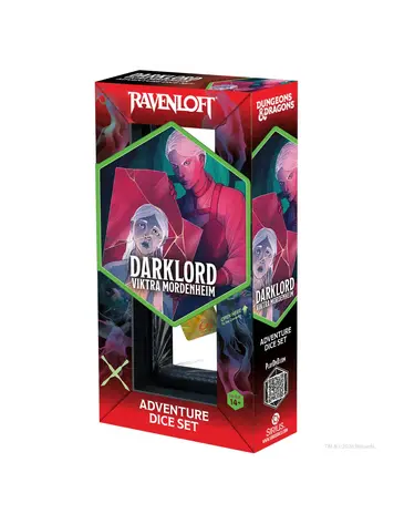 D&D ADVENTURE DICE SET RAVENLOFT DARKLORD VIKTRA MORDENHEIM