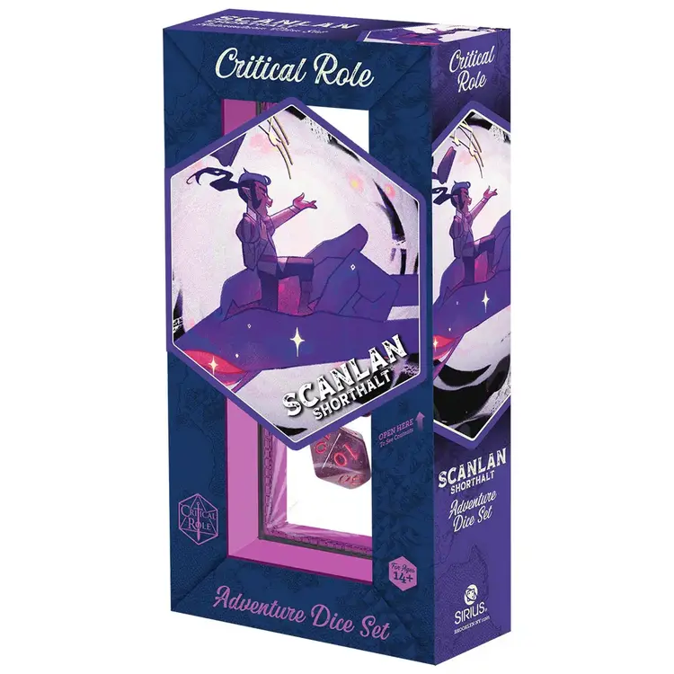 CRITICAL ROLE ADVENTURE DICE SET SCANLAN SHORTHALT