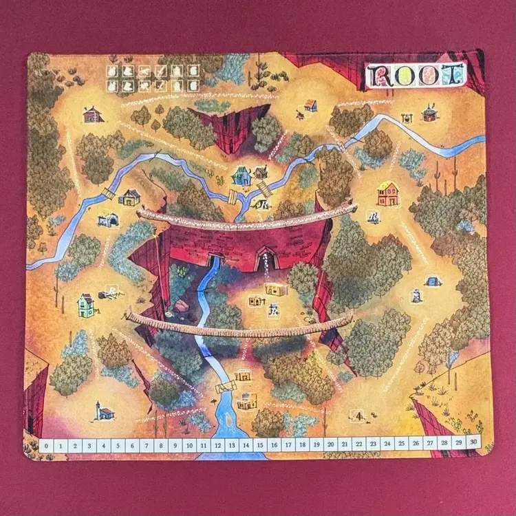 LEDER GAMES ROOT MARSH AND GORGE PLAYMAT