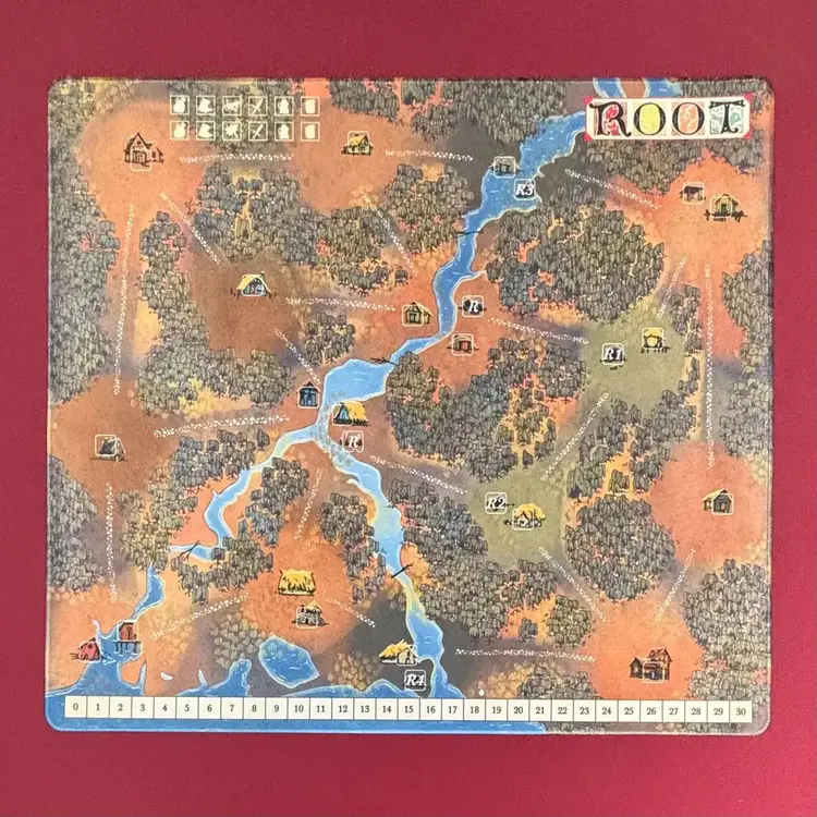 LEDER GAMES ROOT MARSH AND GORGE PLAYMAT