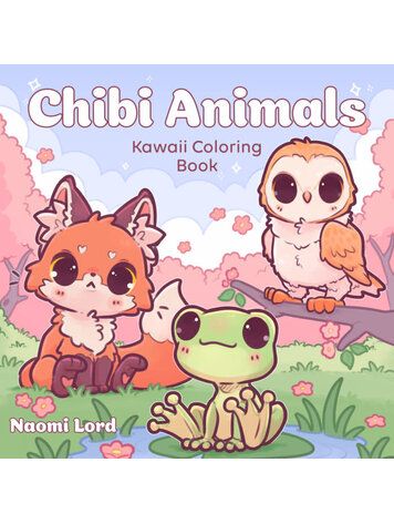 CHIBI ANIMALS KAWAII COLORING BOOK
