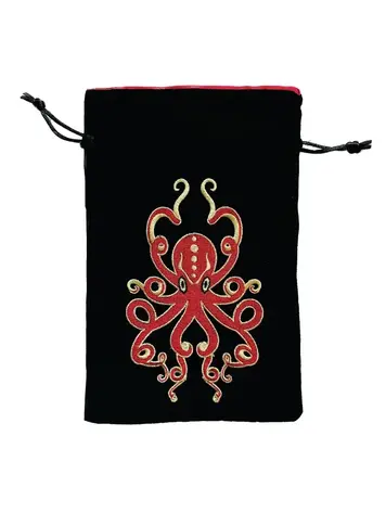 DICE BAG KRAKEN RED