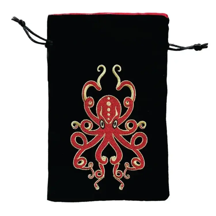 DICE BAG KRAKEN RED