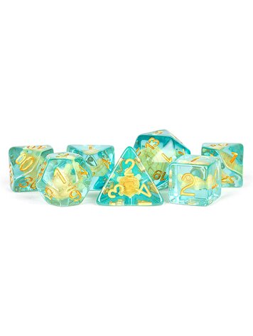 MDG FANROLL 16MM RESIN POLY DICE SET TURTLE DICE