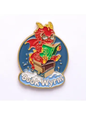 HYMGHO ALTERNATIVE ALIGNMENTS ENAMEL PIN BOOK WYRM