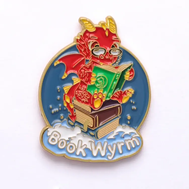 HYMGHO ALTERNATIVE ALIGNMENTS ENAMEL PIN BOOK WYRM
