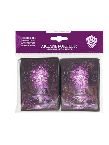 ARCANE FORTRESS 100CT SLEEVES MATTE ART DECAYING SWAMP