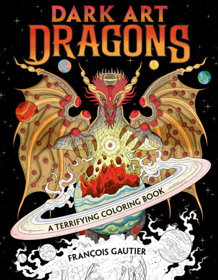 DARK ART DRAGONS A TERRIFYING COLORING BOOK