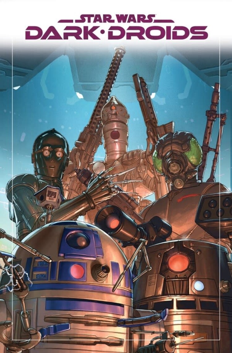 MARVEL COMICS STAR WARS DARK DROIDS OMNIBUS HC PETE WOODS COVER [DM ONLY]