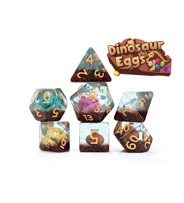 GATE KEEPER 7 SET INCLUSION DICE DINOSAUR EGGS