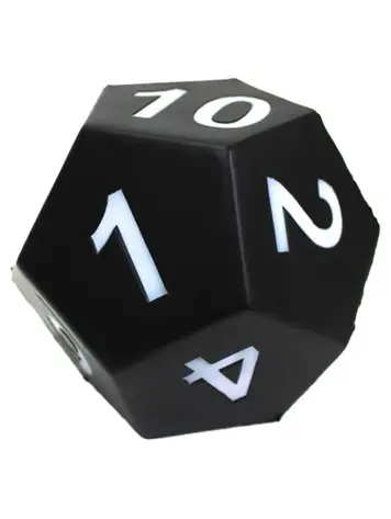GIANT FOAM DICE D12 BLACK