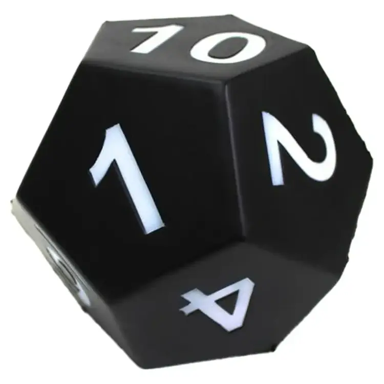 GIANT FOAM DICE D12 BLACK