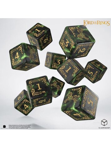 THE LORD OF THE RINGS ROHAN 10 D6 DICE SET