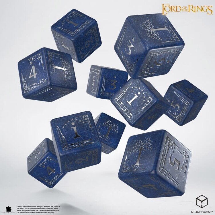 THE LORD OF THE RINGS GONDOR 10 D6 DICE SET