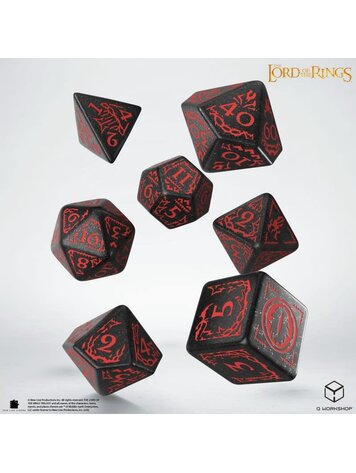 THE LORD OF THE RINGS MORDOR DICE SET