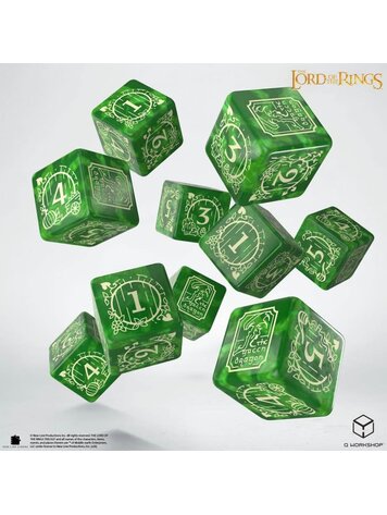 THE LORD OF THE RINGS THE SHIRE 10 D6 DICE SET