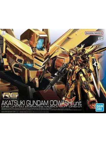 BANDAI GUNPLA RG 41 AKATSUKI GUNDAM OOWASHI UNIT