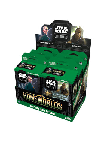FANTASY FLIGHT GAMES STAR WARS UNLIMITED HOMEWORLDS SPOTLIGHT DECK (SET OF 2) PREORDER