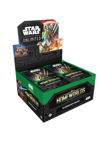 FANTASY FLIGHT GAMES STAR WARS UNLIMITED HOMEWORLDS BOOSTER BOX PREORDER